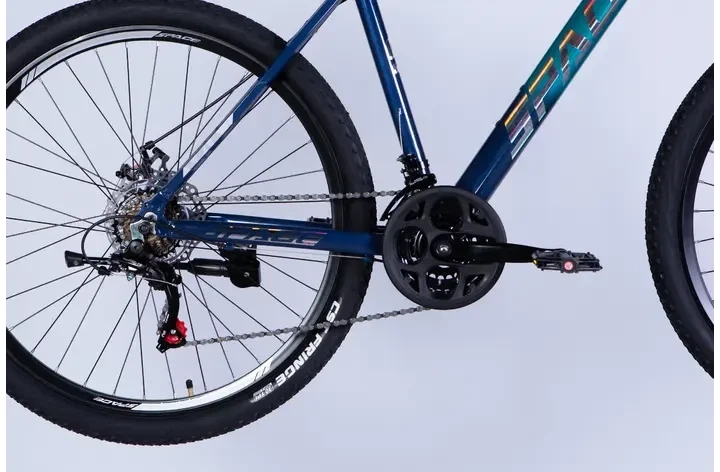Велосипед AL 27.5" SPACE PHAETON DD FR рама-19" синьо-зелений - изображение 4