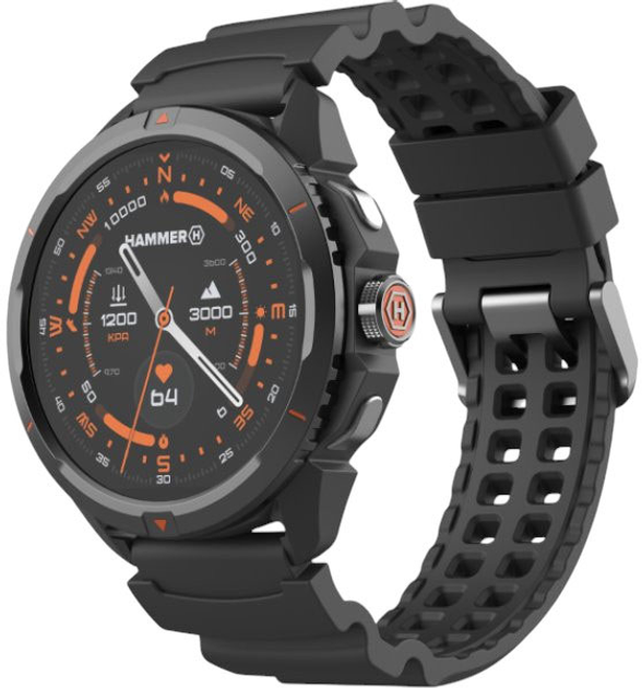 Смарт-часы Hammer Watch 2 Black-Orange (SMA002929) - изображение 2