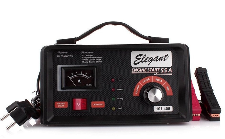 Пуско - зарядное устройство 6/12V - 2A/10A Elegant EL 101405 - изображение 2