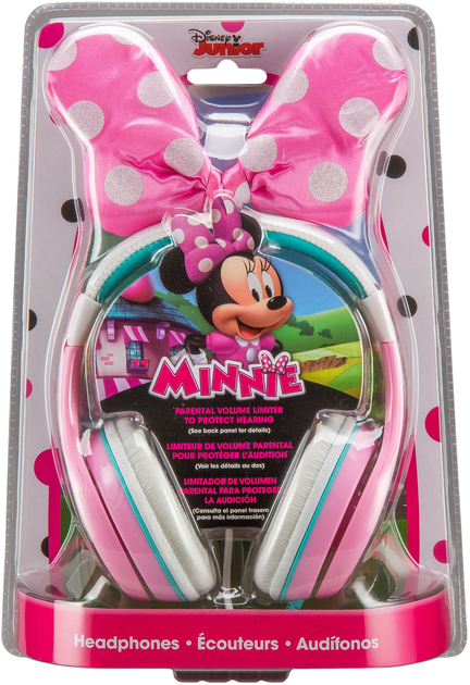 Słuchawki eKids Disney Minnie Mouse z regulacją głośności Pink (92298912479) - obraz 4