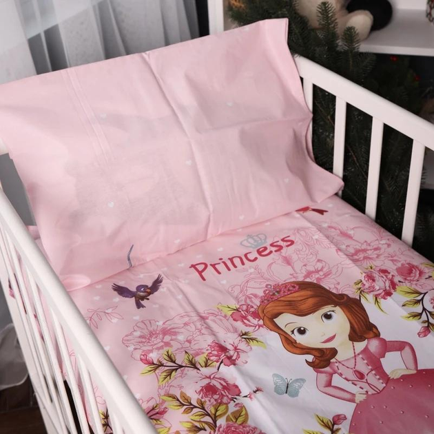 Простирадло MirSon Бязь 17-0701 Princess Sofia 200x220 см від Rozetka на платформі USKIDKA Акція на Простирадло MirSon Бязь 17-0701 Princess Sofia 200x220 см від Rozetka