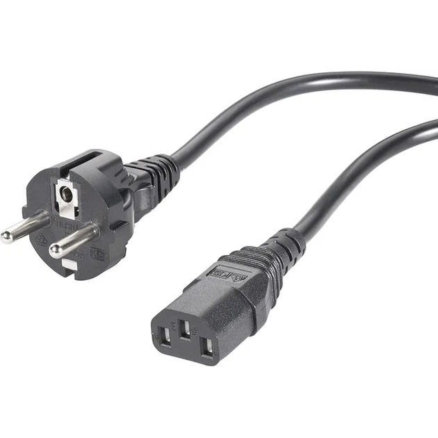 Кабель Belkin сетевой Schuko - C13 (IEC F/EURO) 1.8m черный (F3A225CP1.8M-P) - Фото 3 Кабель Belkin сетевой Schuko - C13 (IEC F/EURO) 1.8m черный (F3A225CP1.8M-P) - изображение 3