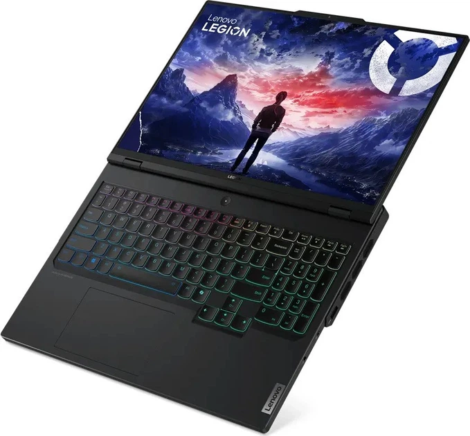 Ноутбук Lenovo Legion Pro 7 16IRX9H 16" IPS 2560x1600 240 Гц / Intel Core i9-14900HX 2,2 ГГц / NVIDIA GeForce RTX 4080 / RAM 16 ГБ / DDR5 / SSD 1 ТБ / ОС Windows 11 Home / Вага 2,62 кг (83DE0004US) - Фото 2 Ноутбук Lenovo Legion Pro 7 16IRX9H 16" IPS 2560x1600 240 Гц / Intel Core i9-14900HX 2,2 ГГц / NVIDIA GeForce RTX 4080 / RAM 16 ГБ / DDR5 / SSD 1 ТБ / ОС Windows 11 Home / Вага 2,62 кг (83DE0004US) - зображення 2