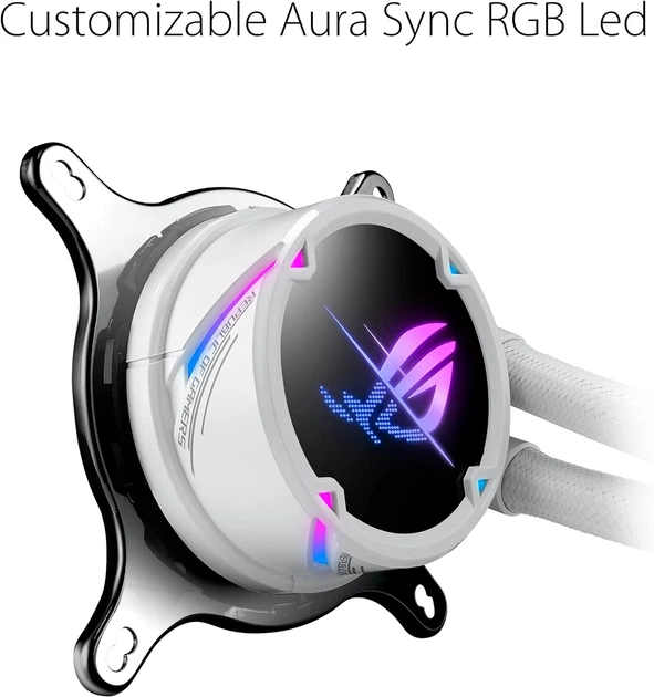 Система водяного охлаждения ASUS ROG Strix LC II 360 ARGB White Edition (90RC00F2-M0UAY0) - изображение 3