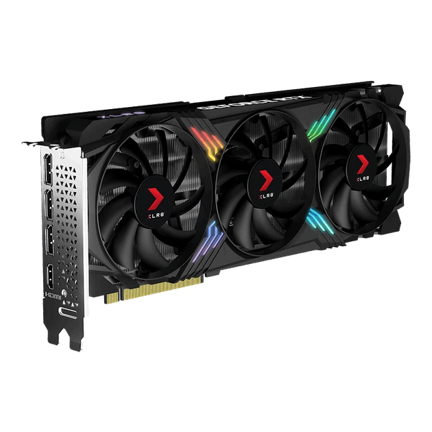 Відеокарта PNY GeForce RTX 4060 Ti 8GB XLR8 Gaming VERTO EPIC-X RGB Triple Fan DLSS 3 (VCG4060T8TFXXPB1) - изображение 4