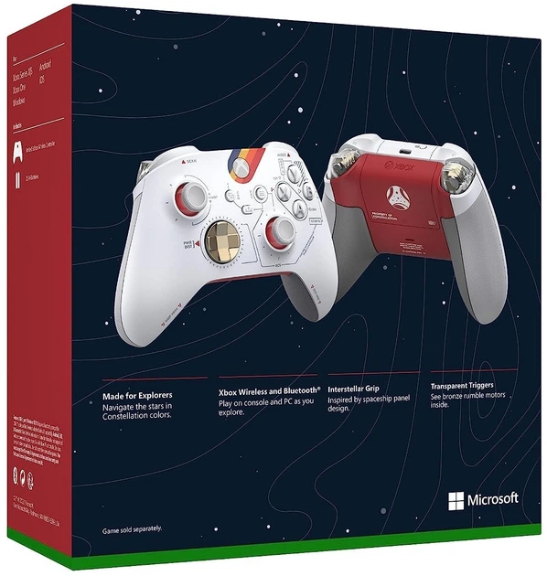 ち*け様 Xbox ワイヤレス コントローラー (Starfield） Беспроводной геймпад Microsoft Xbox Wireless Controller Starfield