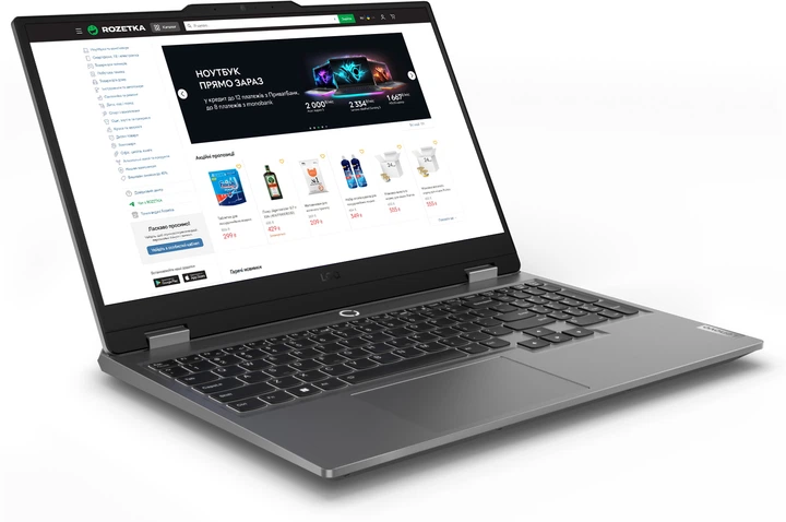 Ноутбук Lenovo LOQ 15IAX9 (83GS002NPB) Luna Grey - изображение 2