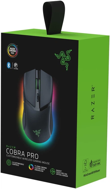 Мышь Razer Cobra Pro Wireless/USB Black (RZ01-04660100-R3G1) - Фото 5 Мышь Razer Cobra Pro Wireless/USB Black (RZ01-04660100-R3G1) - изображение 5