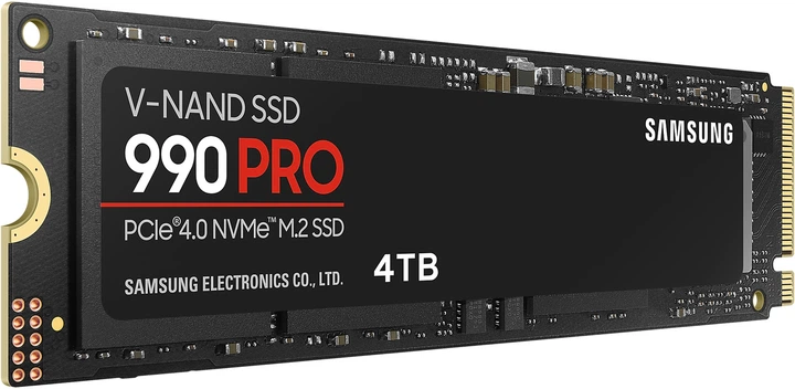 SSD диск Samsung 990 Pro 4TB M.2 PCIe 4.0 x4 NVMe 2.0 V-NAND 3bit TLC (MZ-V9P4T0BW) - изображение 2