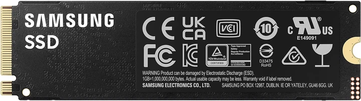 SSD диск Samsung 990 Pro 4TB M.2 PCIe 4.0 x4 NVMe 2.0 V-NAND 3bit TLC (MZ-V9P4T0BW) - изображение 3