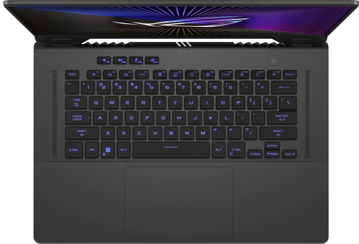 Ноутбук ASUS ROG Zephyrus G16 GU603VI 16" IPS-level 1920x1080 165 Гц / Intel Core i7-13620H 3.6 ГГц / NVIDIA GeForce RTX 4070 / RAM 16 ГБ / DDR4 / SSD 512 ГБ / ОС Windows 11 Home / Вага 2 кг (GU603VI-G16.I74070) - зображення 2