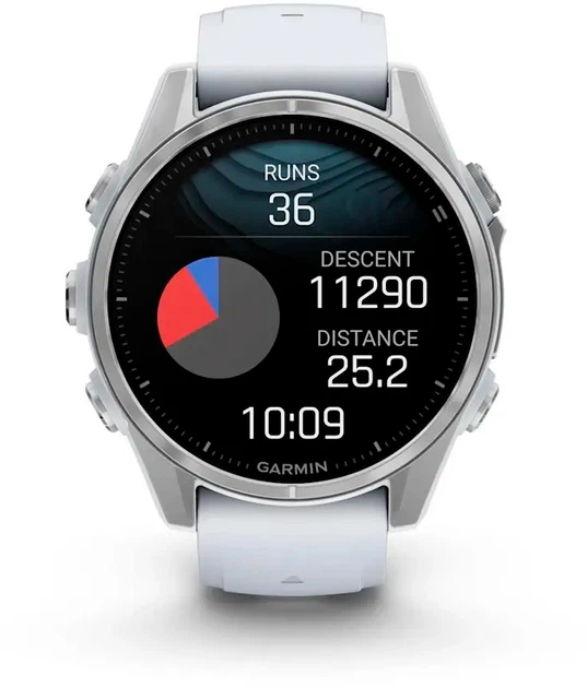 Смарт-годинник Garmin fenix 8 43mm AMOLED Silver with Whitestone Silicone Band (010-02903-00) - зображення 12