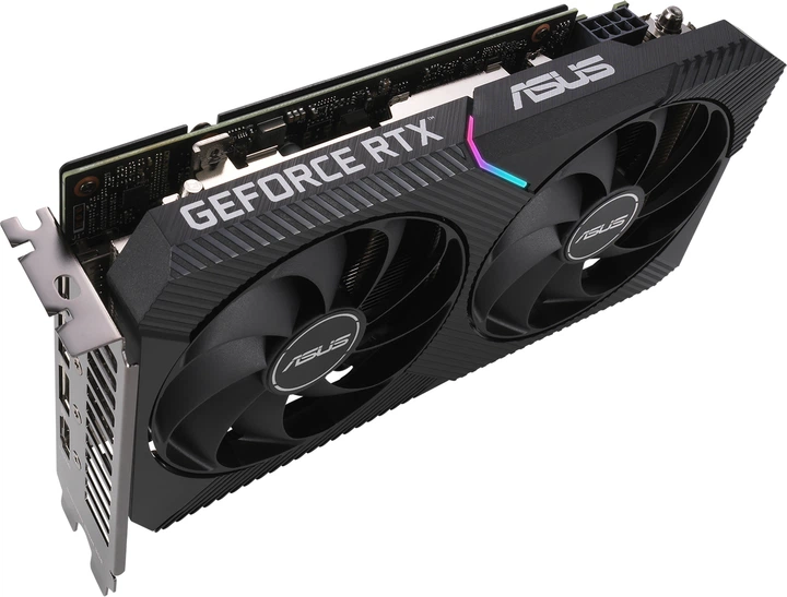 Видеокарта Asus PCI-Ex GeForce RTX 3060 Dual OC V2 LHR 12GB GDDR6 (192bit) (1837/15000) (1 x HDMI, 3 x DisplayPort) (DUAL-RTX3060-O12G-V2) - Фото 5 Видеокарта Asus PCI-Ex GeForce RTX 3060 Dual OC V2 LHR 12GB GDDR6 (192bit) (1837/15000) (1 x HDMI, 3 x DisplayPort) (DUAL-RTX3060-O12G-V2) - изображение 5
