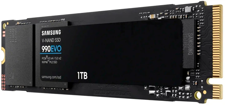 Накопитель SSD 1ТB Samsung 990 EVO Plus M.2 2280 PCIe 5.0 x2 NVMe V-NAND TLC (MZ-V9S1T0BW) - изображение 3