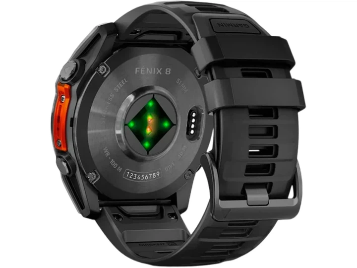 Спортивний годинник Garmin Fenix 8 51mm AMOLED Slate Gray with Black Silicone Band (010-02905-00) - изображение 4
