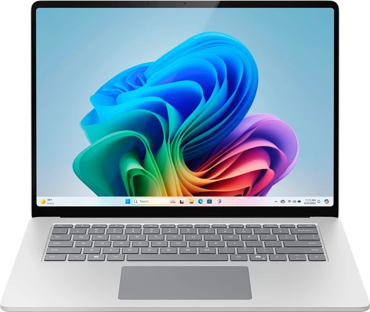 Ноутбук Microsoft Surface Laptop, Copilot+ PC 15" 2496x1664 120 Гц / Qualcomm Snapdragon X Elite X1E-78-100 3.4 ГГц / Qualcomm Adreno / RAM 16 ГБ / SSD 256 ГБ / ОС Windows 11 Home / Вага 1.66 кг (ZHG-00001) - Фото 1 Ноутбук Microsoft Surface Laptop, Copilot+ PC 15" 2496x1664 120 Гц / Qualcomm Snapdragon X Elite X1E-78-100 3.4 ГГц / Qualcomm Adreno / RAM 16 ГБ / SSD 256 ГБ / ОС Windows 11 Home / Вага 1.66 кг (ZHG-00001) - изображение 1