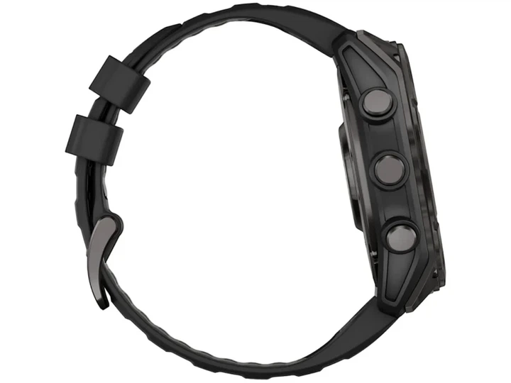 Спортивні годинники Garmin Fenix 8 51mm AMOLED Sapphire Carbon Gray DLC Titanium w. Black/Pebble Gray S. Band (010-02905-20/21) - зображення 4