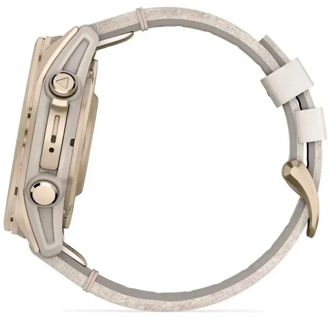 Смарт-часы Garmin fenix 8 43mm AMOLED Sapphire Soft Gold with Limestone Leather Band (010-02903-40) - Фото 7 Смарт-часы Garmin fenix 8 43mm AMOLED Sapphire Soft Gold with Limestone Leather Band (010-02903-40) - изображение 7
