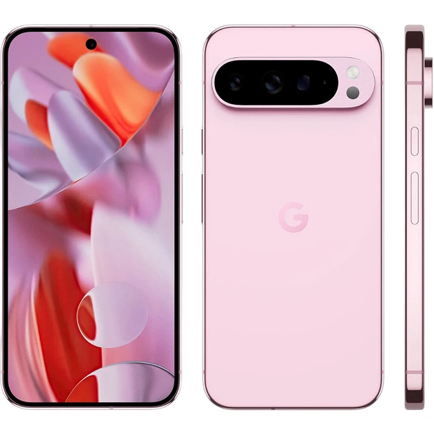 Смартфон Google Pixel 9 Pro 16/128GB Rose Quartz [114509 - Фото 6 Смартфон Google Pixel 9 Pro 16/128GB Rose Quartz [114509 - зображення 6