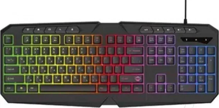 Комплект: клавиатура и мишка с RGB подсветкой UKC SW-9541 Черный - изображение 2