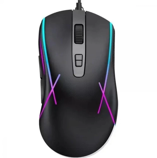 Комплект: клавиатура и мишка с RGB подсветкой UKC SW-9541 Черный - изображение 3