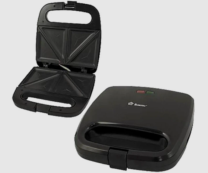 Бутербродница на 4 сендвича 1000 Вт Domotec MS-7777 Черный - изображение 2