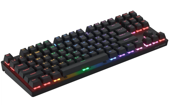Клавіатура HATOR Icefall Mecha TKL Wireless Rainbow Black (HTK287UA) - зображення 2