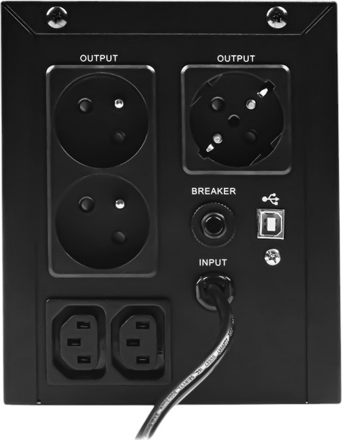 UPS Volt MicroUPS 1500VA/900W 2 x 9Ah (5UP1500029) - obraz 6