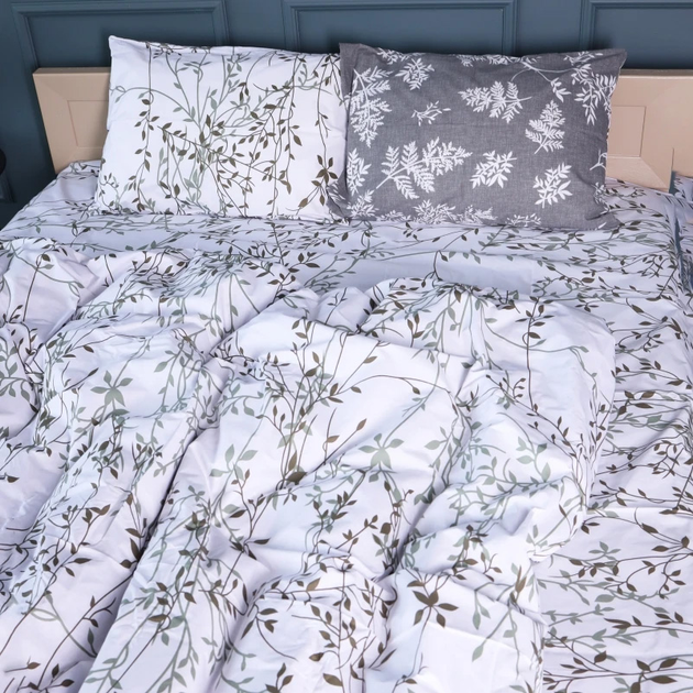 Комплект постільної білизни MirSon полуторний 143x210 см 17-0668 Grey Blooms бязь від Rozetka на платформі USKIDKA Акція на Комплект постільної білизни MirSon полуторний 143x210 см 17-0668 Grey Blooms бязь від Rozetka