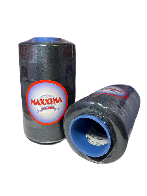 Швейные нитки MAXIMA 40/2 Темно-серый (119) 4114,8 м - изображение 2