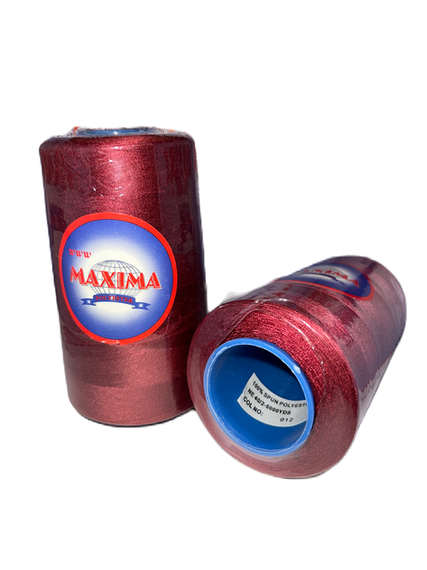 Нитки швейные MAXIMA 40/2 Цветные (012) 4114,8 м - изображение 4