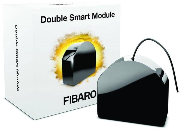 Inteligentny przekaźnik FIBARO Double Smart Module FGS-224 Black (FGS-224) - obraz 3