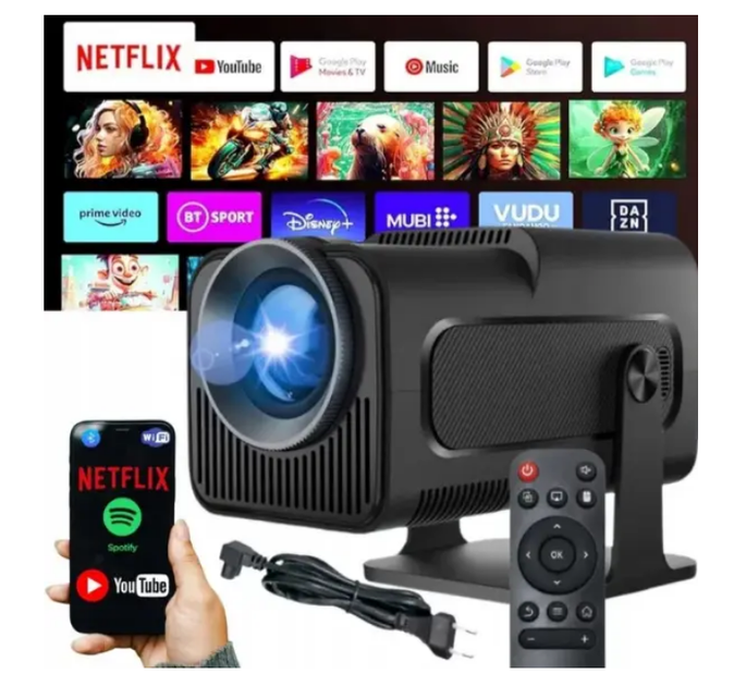 Видеопроектор Magcubic HY320 MINI Мини 4K Full HD 720P Android 11 300ANSI Wifi6, Bluetooth (524) - Фото 4 Видеопроектор Magcubic HY320 MINI Мини 4K Full HD 720P Android 11 300ANSI Wifi6, Bluetooth (524) - изображение 4