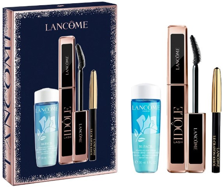 Zestaw Lancome Lash Idole Mascara Routine Tusz do rzęs 8 ml + Kredka do oczu 0.7 g + Płyn do demakijażu oczu 30 ml (3614274338874) - obraz 1