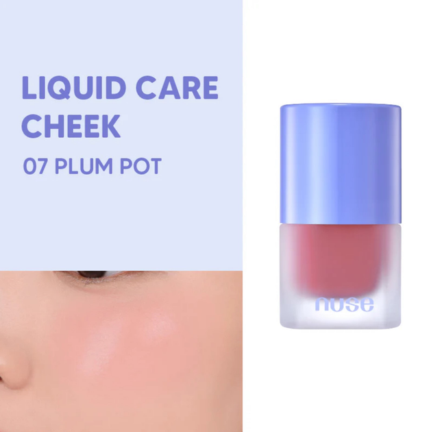 Róż w płynie Nuse Liquid Care Cheek 07 Plum Pot 16 ml (8809625248147) - obraz 5