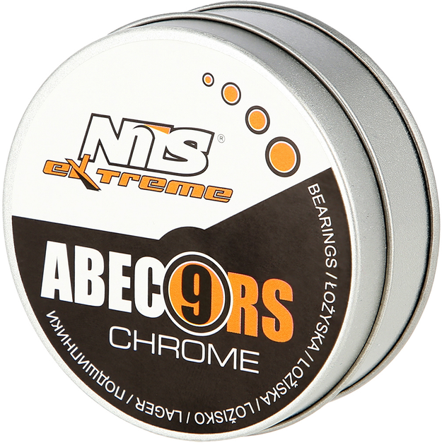 Łożyska Nils Extreme ABEC-9 RS Graphit Chrome 8 szt (5907695589962) - obraz 5