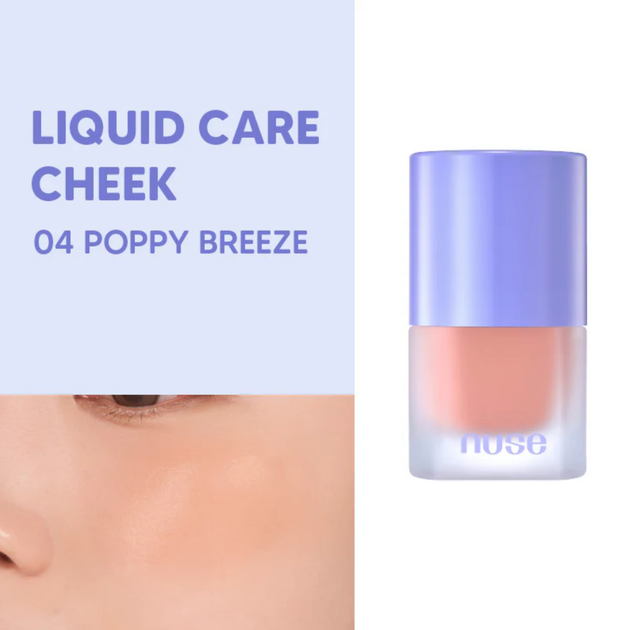 Róż w płynie Nuse Liquid Care Cheek 04 Poppy Breeze 16 ml (8809625247096) - obraz 5