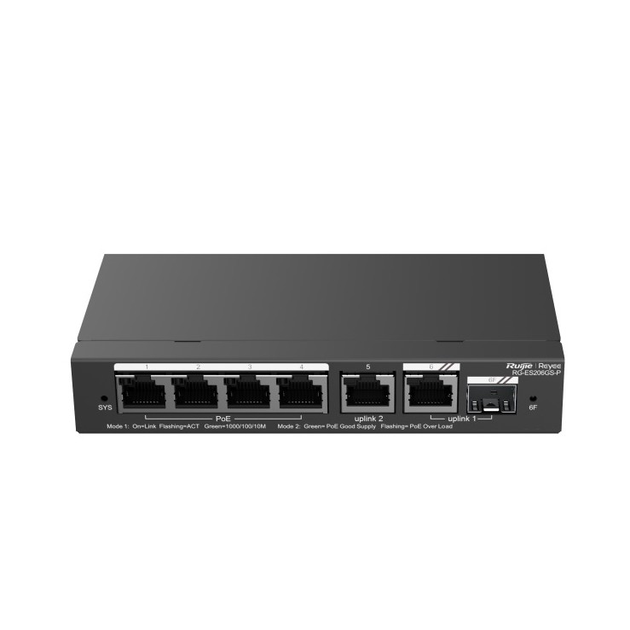 Фото - Комутатор Ruijie   Reyee RG-ES206GS-P 