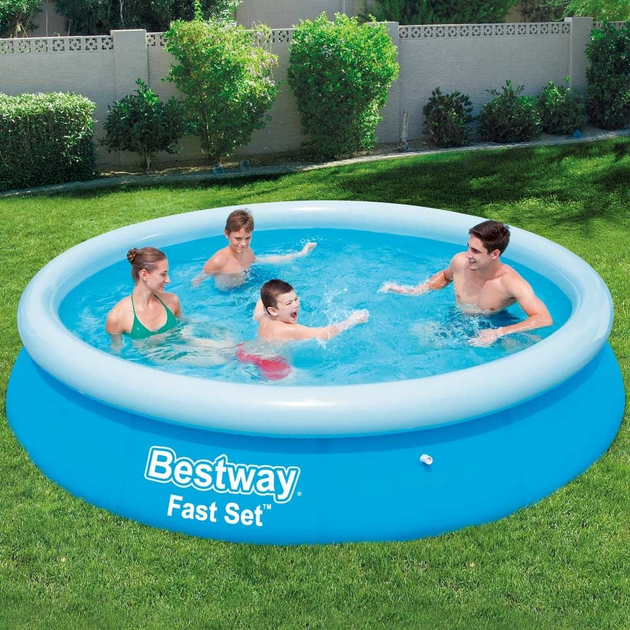 Basen rozporowy Bestway Fast Set 366 x 76 cm 53377 Niebieski (6942138929072) - obraz 3