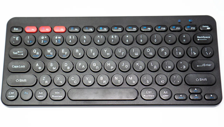 Клавіатура Bluetooth + міша Eng/Ru KM902/8887 - зображення 4