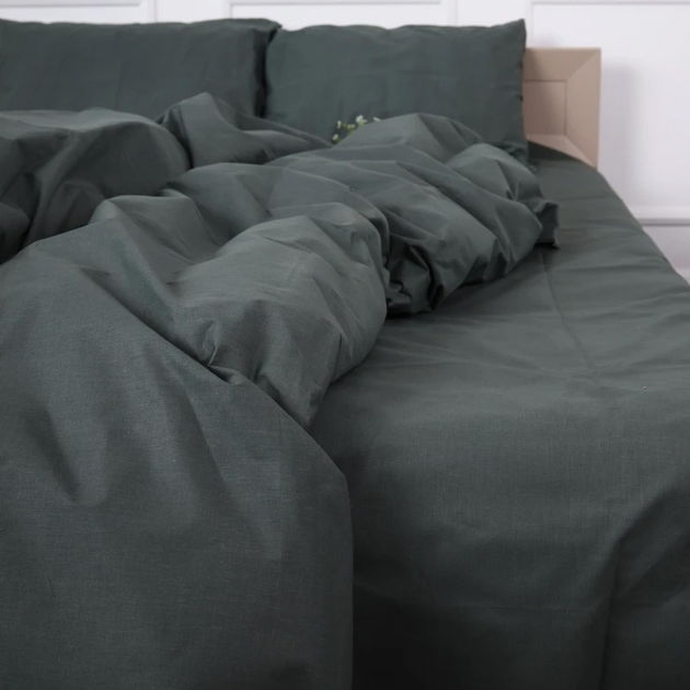 Простирадло на гумці MirSon Бязь 16-7000 Green Grey 180x200 см від Rozetka на платформі USKIDKA Акція на Простирадло на гумці MirSon Бязь 16-7000 Green Grey 180x200 см від Rozetka