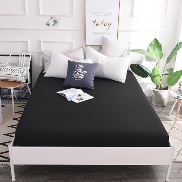 Простирадло на резинці MirSon 0240 Iron grey 140х190х25 від Rozetka на платформі USKIDKA Акція на Простирадло на резинці MirSon 0240 Iron grey 140х190х25 від Rozetka