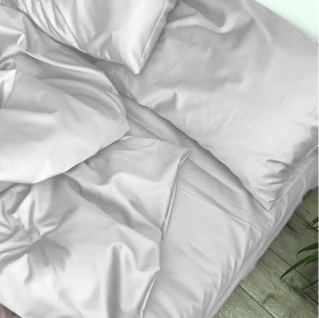 Простирадло на резинці по периметру MirSon Satin Light Pro 10-001 Snow White 160x200+25 см від Rozetka на платформі USKIDKA Акція на Простирадло на резинці по периметру MirSon Satin Light Pro 10-001 Snow White 160x200+25 см від Rozetka