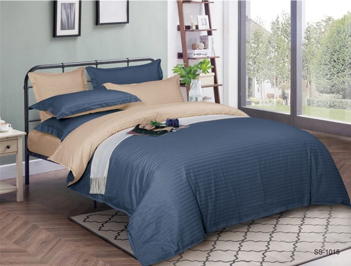 Комплект постільної білизни MirSon Satin Stripe 30-0020 + 30-0004 Danelli 220х240 King Size від Rozetka на платформі USKIDKA Акція на Комплект постільної білизни MirSon Satin Stripe 30-0020 + 30-0004 Danelli 220х240 King Size від Rozetka