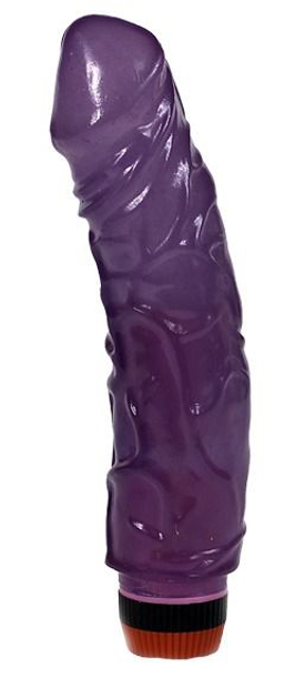 Вибратор Seven Creations Jelly с активным рельефом цвет фиолетовый (00098017000000000) - изображение 3