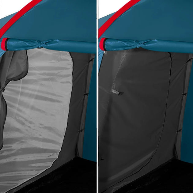 Намет Nils Camp Highland IV кемпінговий NC6431 Blue-Light Grey (5908261680717) - зображення 8