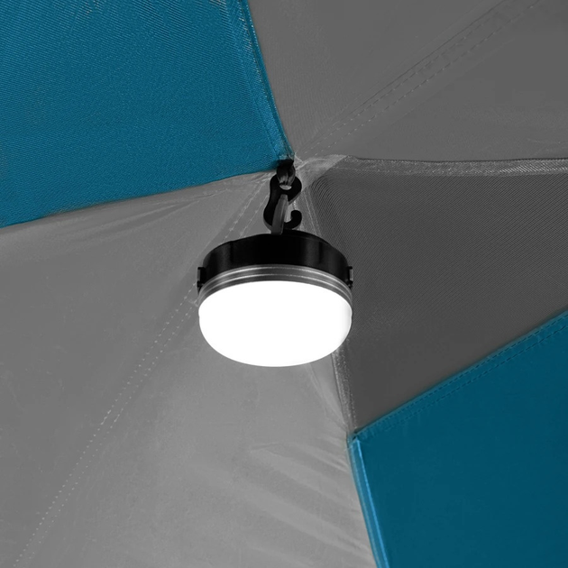 Намет Nils Camp Highland IV кемпінговий NC6431 Blue-Light Grey (5908261680717) - зображення 11