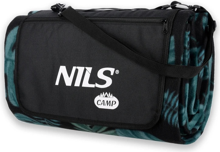 Ковдра для пікніка Nils Camp NC2222 200 х 200 см Leaves (5908261681165) - зображення 5