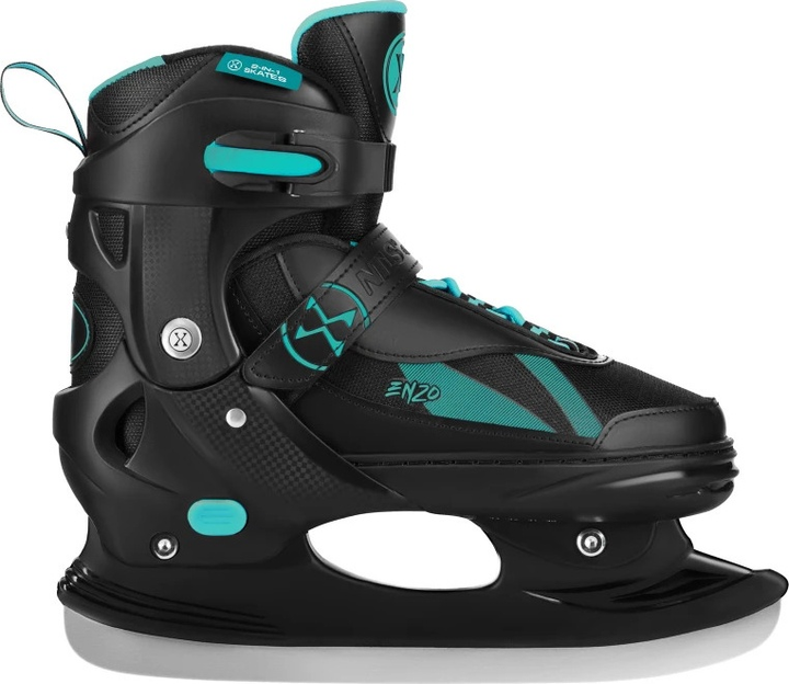 Роликові ковзани Nils Extreme 2 в 1 NH382 39-43 L Чорно-Бірюзові (5907695584349) - зображення 3