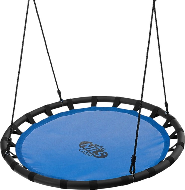 Huśtawka ogrodowa Nils Camp NB5035 bocianie gniazdo Blue (5907695542790) - obraz 3